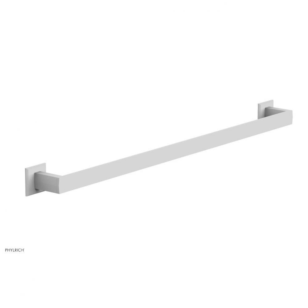 Satin White Diama 30'' Towel Bar