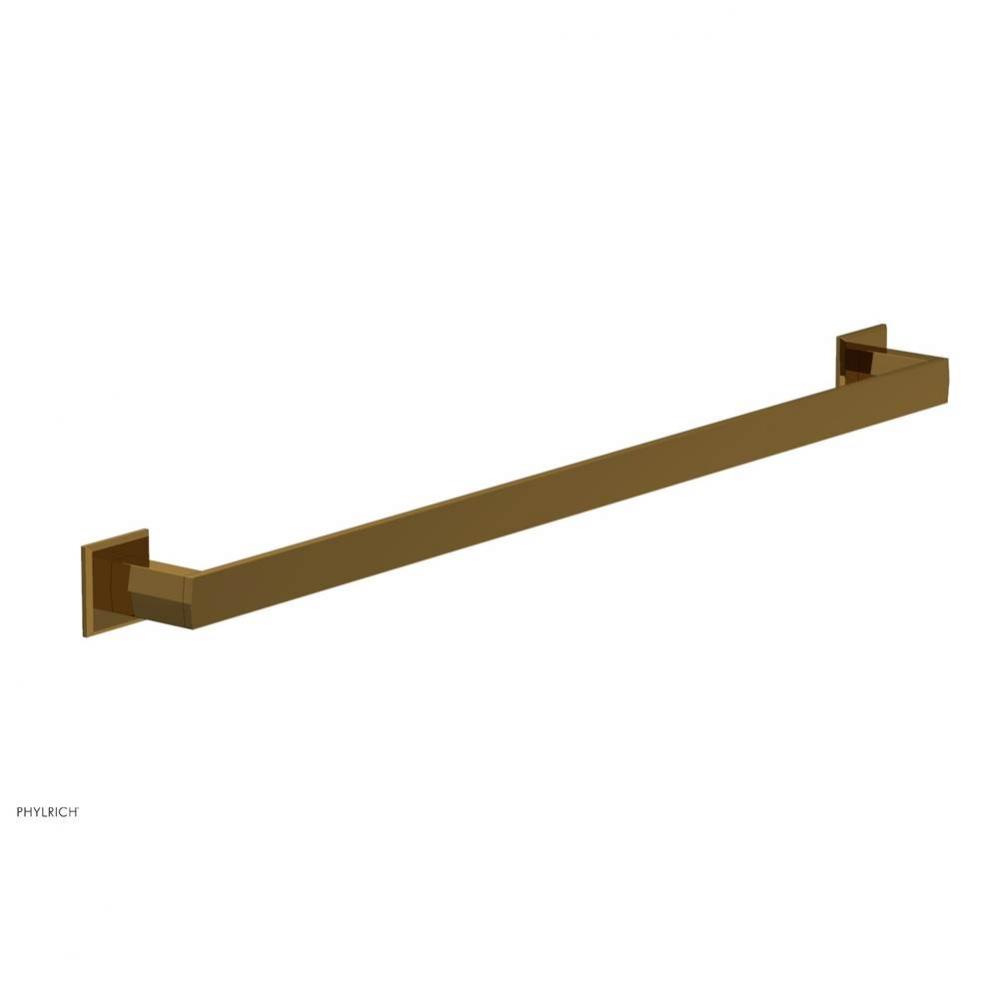 French Brass (Living Finish) Diama 30'' Towel Bar