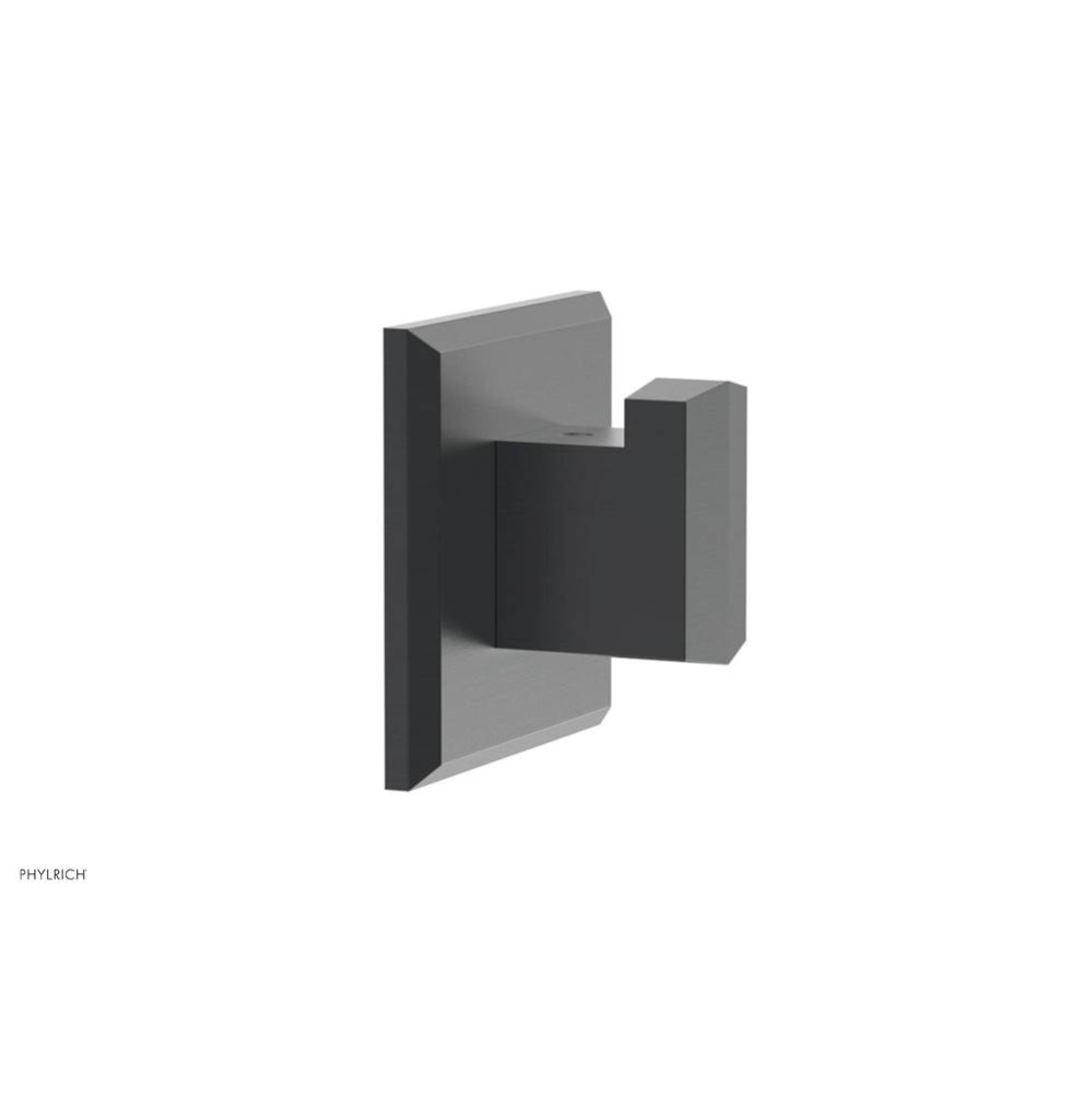 Gunmetal Gray Diama Single-Post Robe Hook
