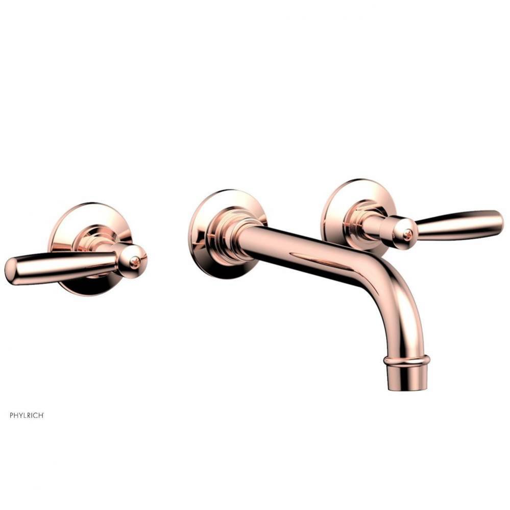 Wall Lav Faucet Works, Lever Handles