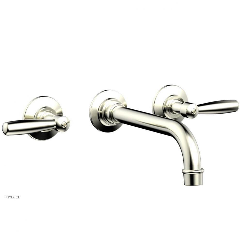 Wall Lav Faucet Works, Lever Handles