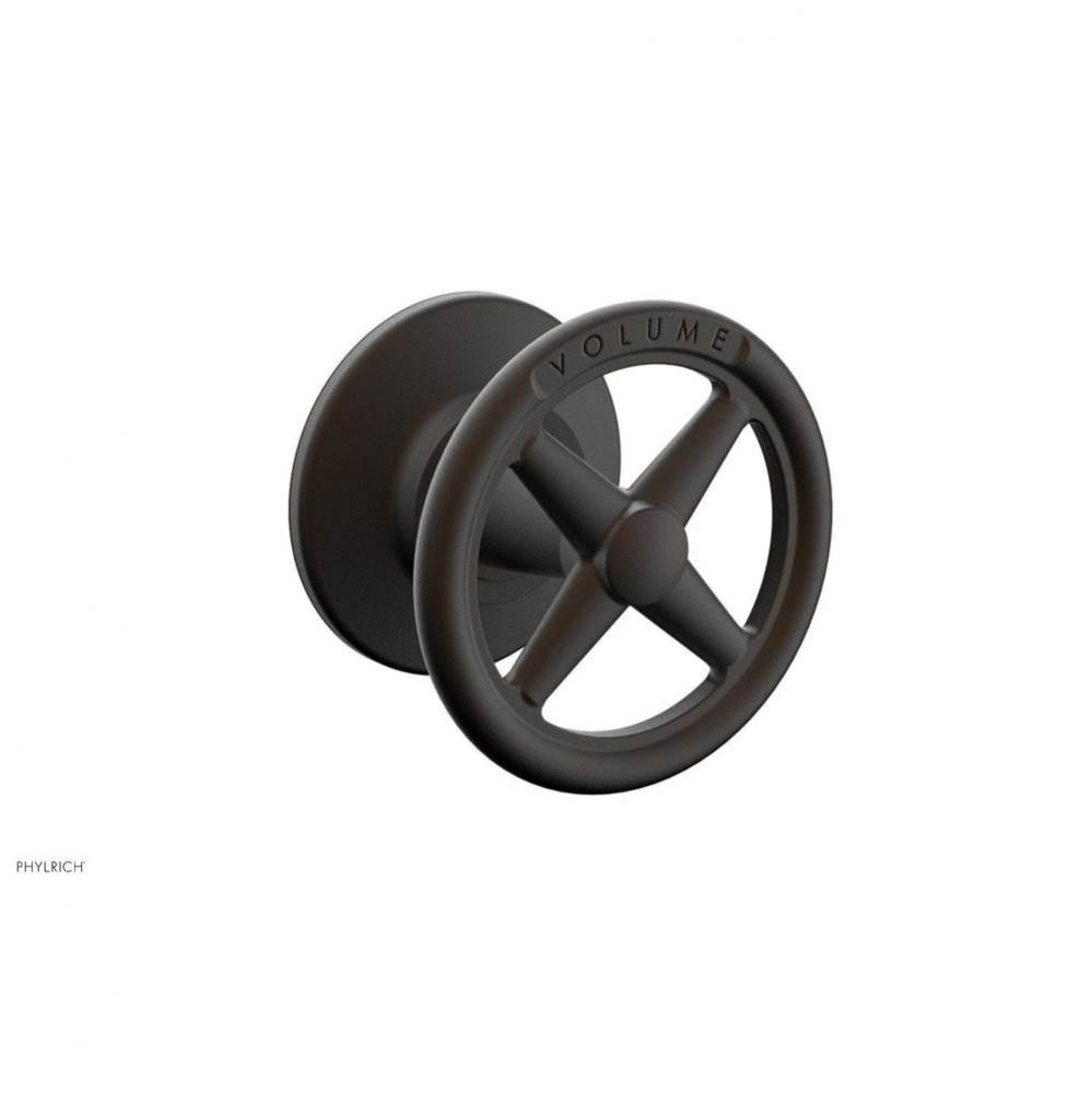 Volume Control Trim Works, Cross Handle Engraved