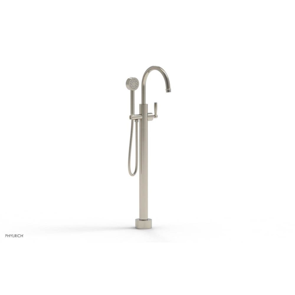 Floor Mounted Tub Filler Lever Hdl W/Handshwr-Tall