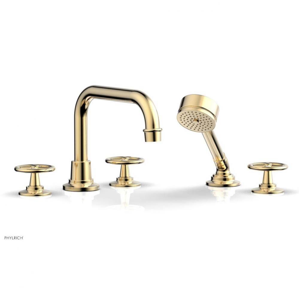 Deck Tub Set Works W/ Hs, Cross Handle