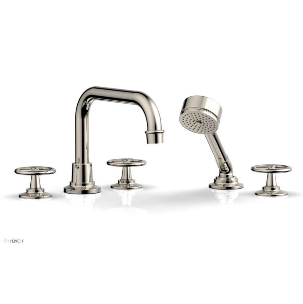 Deck Tub Set Works W/ Hs, Cross Handle