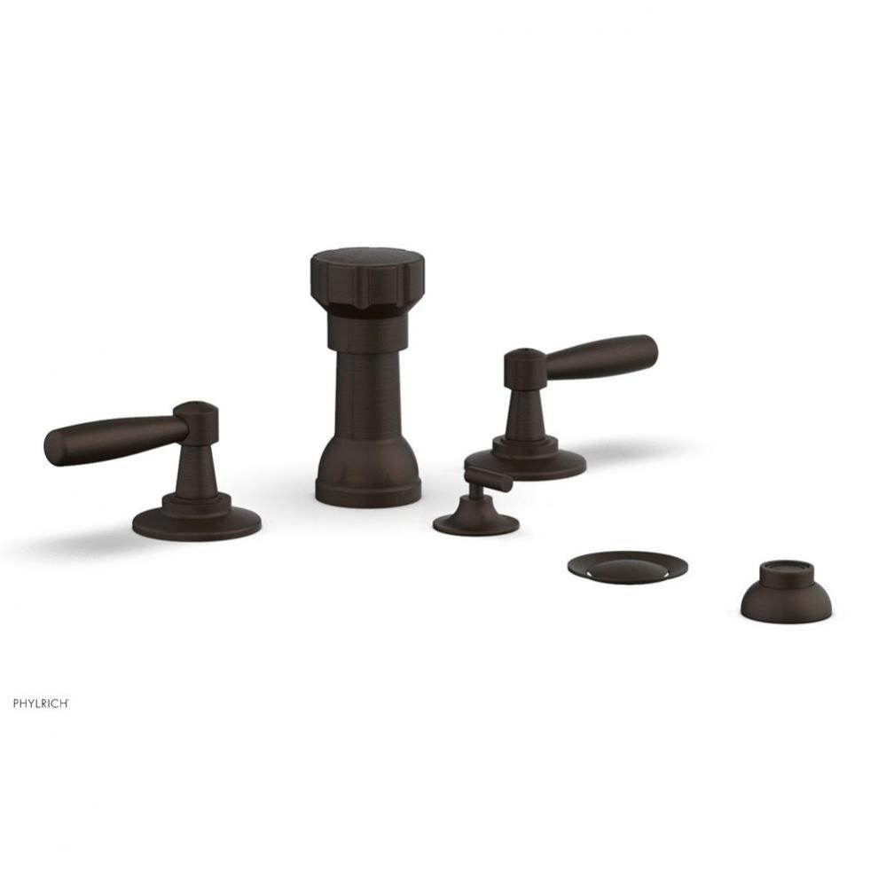 Four Hole Bidet Set Works, Lever Handle