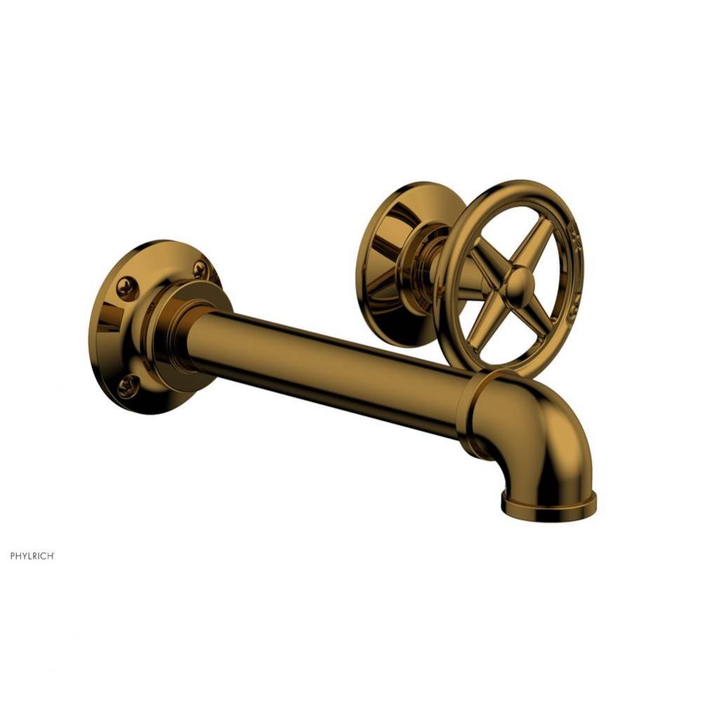 Wall Lav Single Works Industrial, Cross  Handle