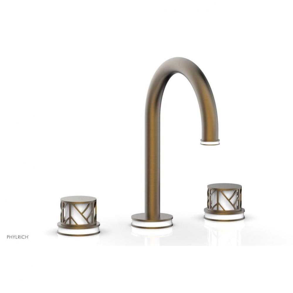 Widespread Faucet, Round Handle, Jolie Series