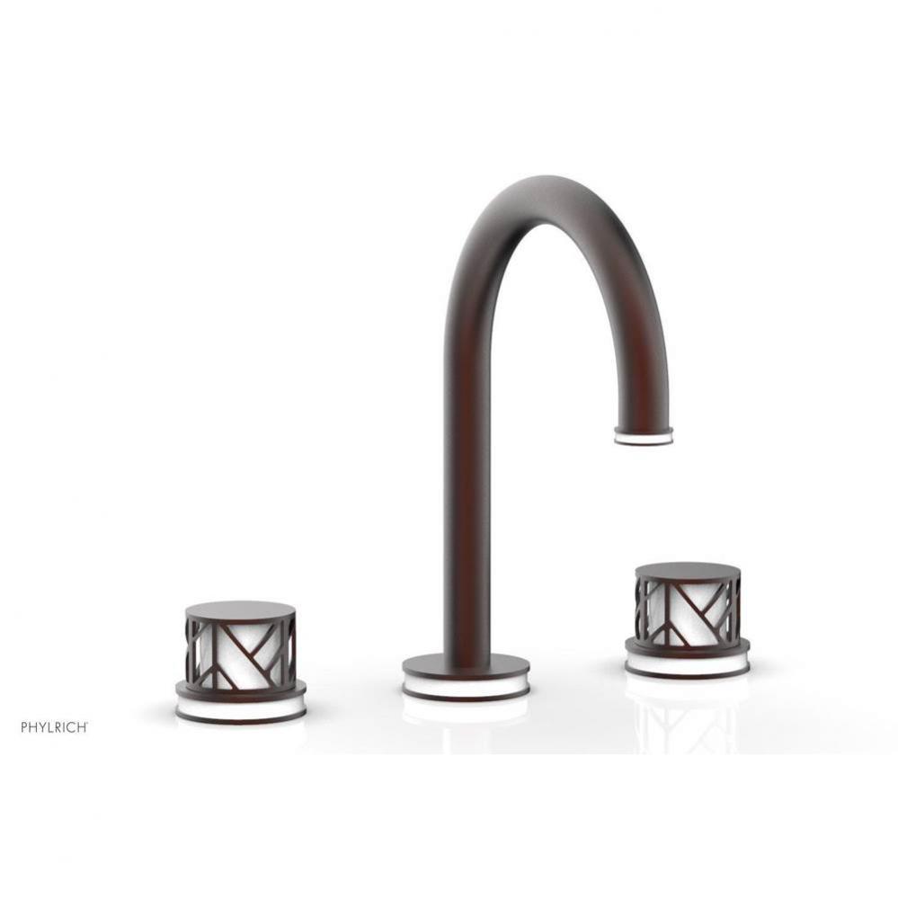 Widespread Faucet, Round Handle, Jolie Series