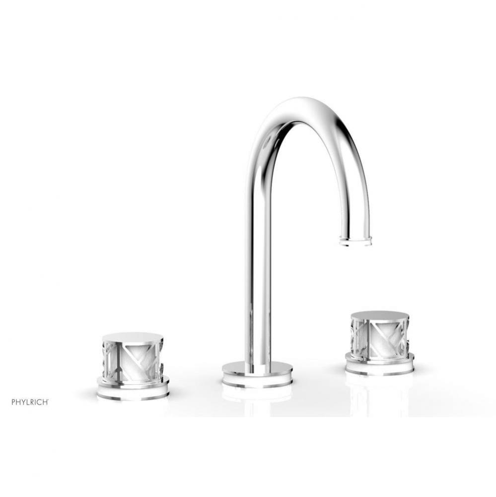 Widespread Faucet, Round Handle, Jolie Series