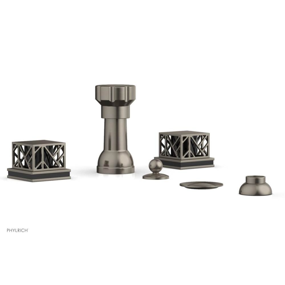 Four Hole Bidet Set, Sqr, Jolie