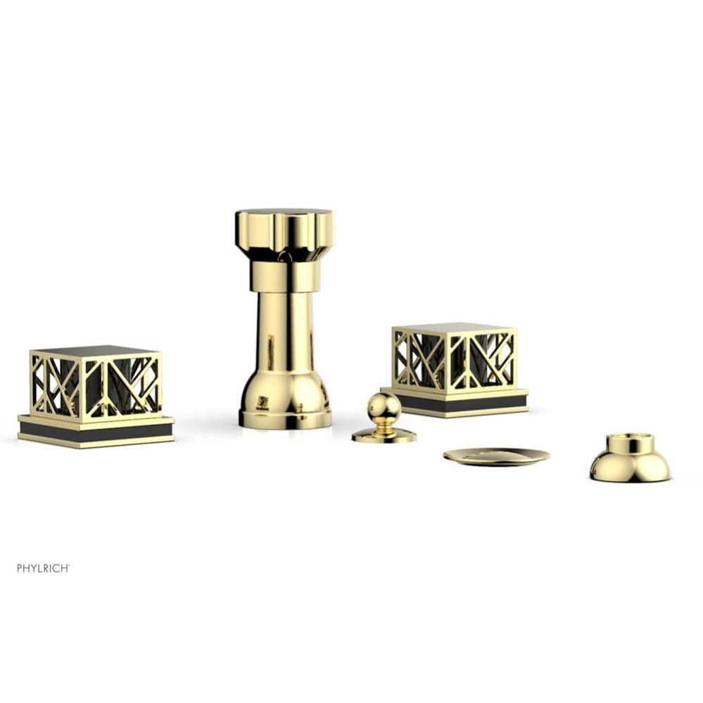 Four Hole Bidet Set, Sqr, Jolie