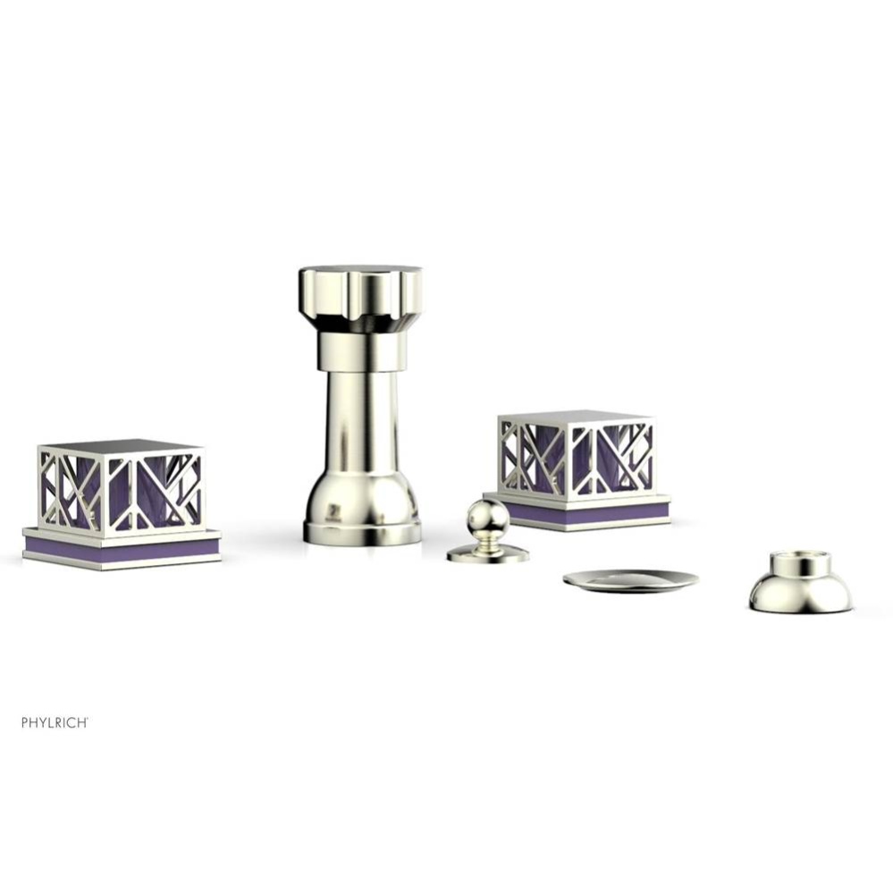 Four Hole Bidet Set, Sqr, Jolie