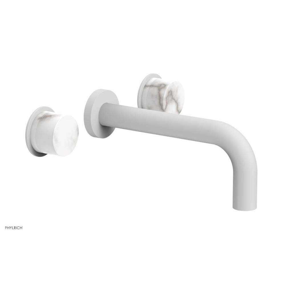 Wall Lav Set Wht Marble Basic Ii