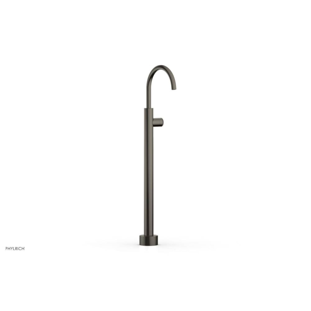 Floor Mounted Tub Filler Knurled Hdl-Tall
