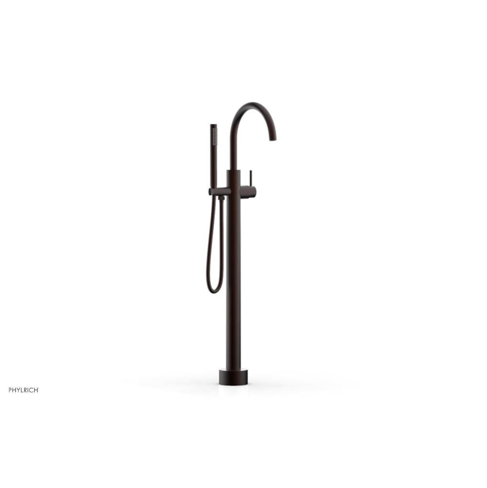 Floor Mounted Tub Filler Lever Hdl W/Handshwr-Tall