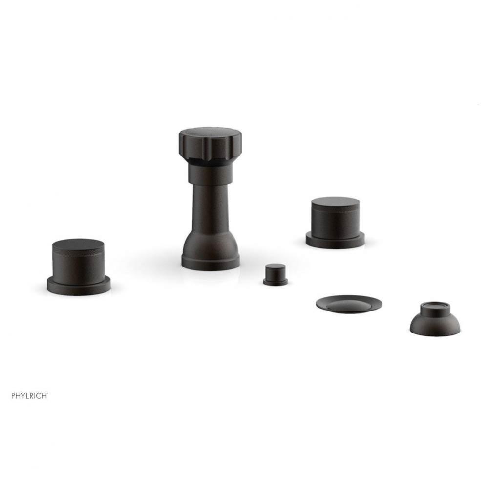 4 Hole Bidet Knurl Hdl