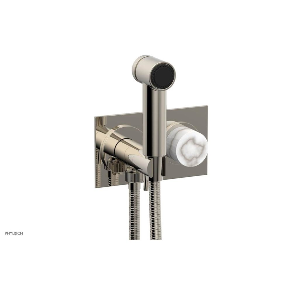 Wall Mt Bidet Marble Handle
