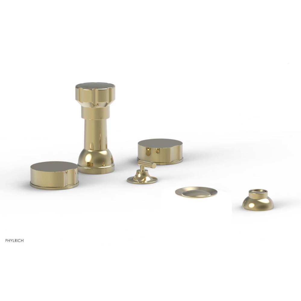 Four Hole Bidet Set Brass Handles