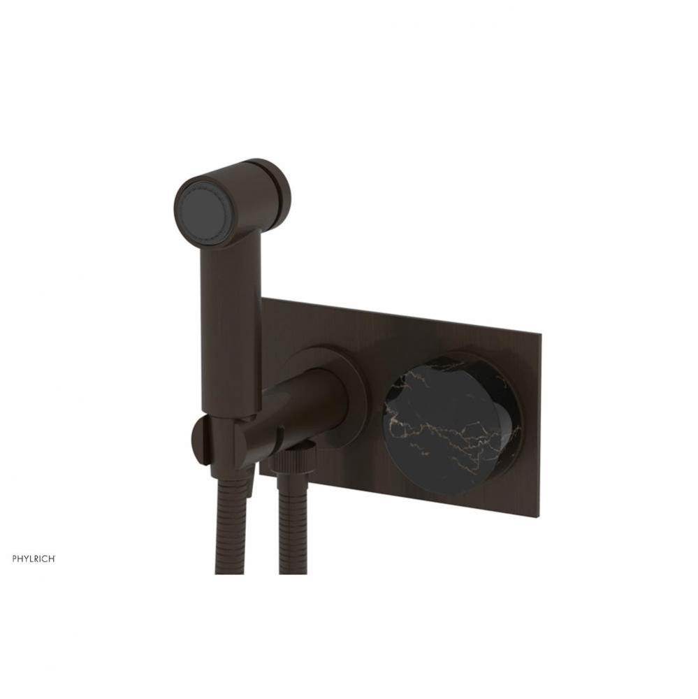 Wall Monted Bidet, Black Marble Handle