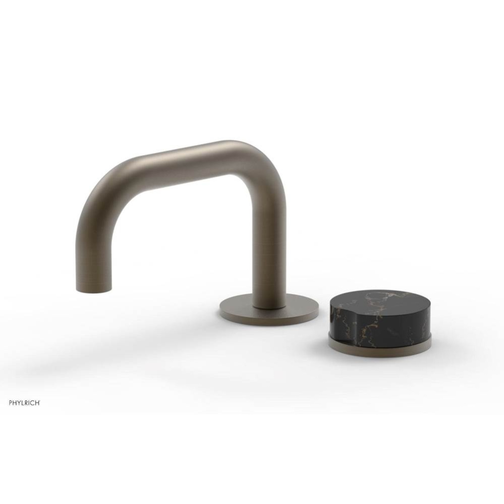 Widespread Lav, Circ Low Spout, Sgl Marble Hdl