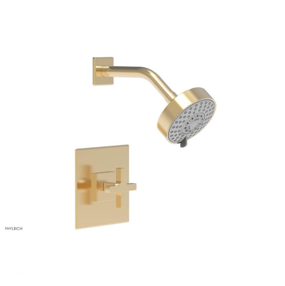 CROI - Pressure Balance Shower Set - Cross Handle