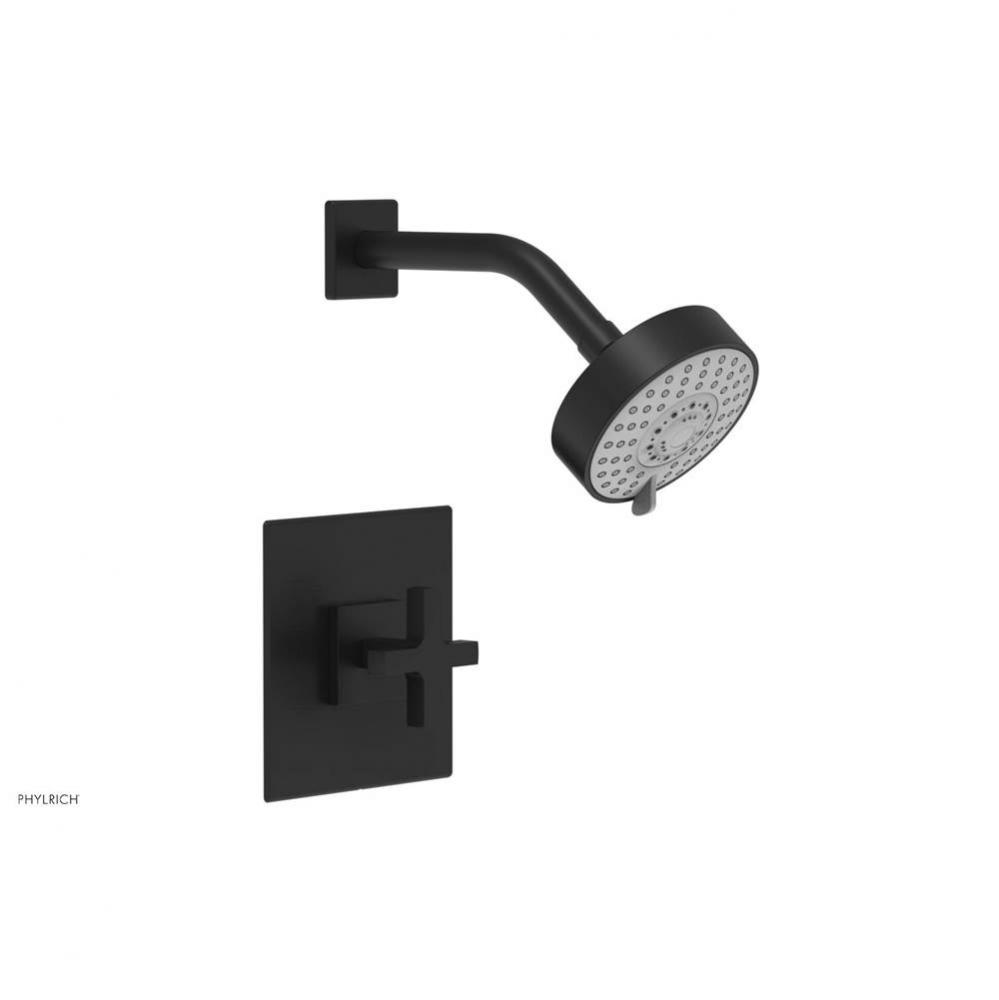 CROI - Pressure Balance Shower Set - Cross Handle