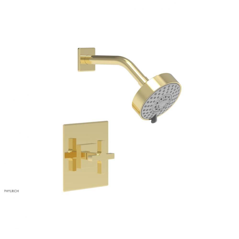 CROI - Pressure Balance Shower Set - Cross Handle