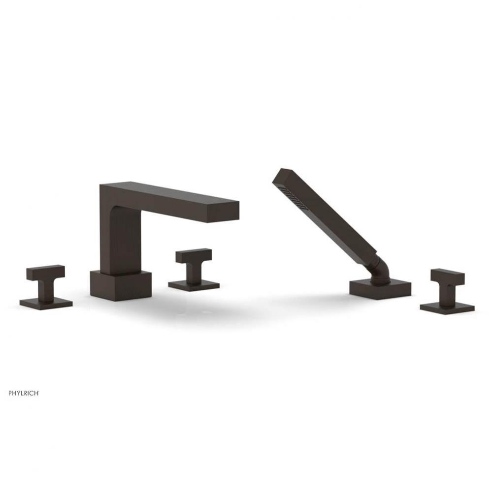 CROI - Deck Tub Set with Hand Shower - Lever Handles