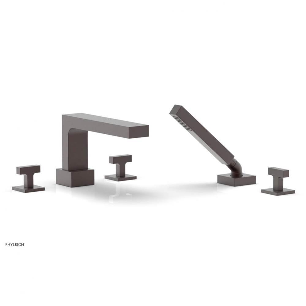 CROI - Deck Tub Set with Hand Shower - Lever Handles
