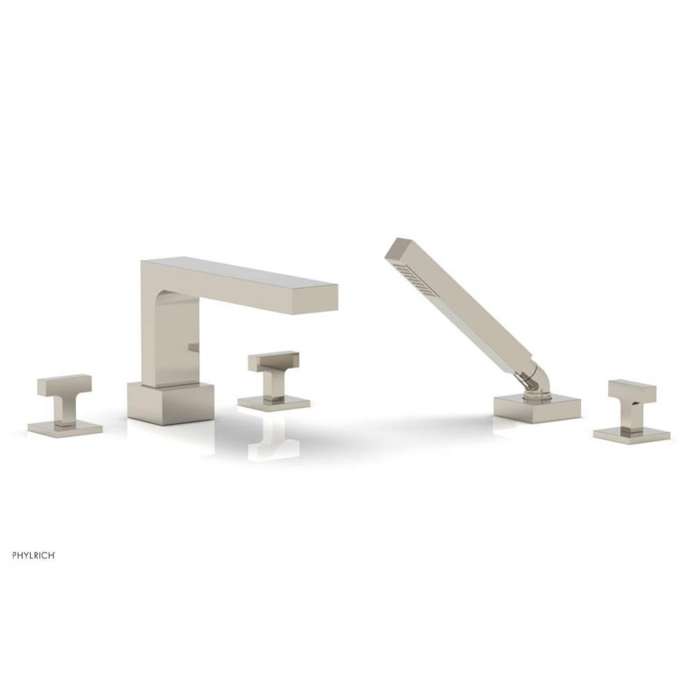 CROI - Deck Tub Set with Hand Shower - Lever Handles