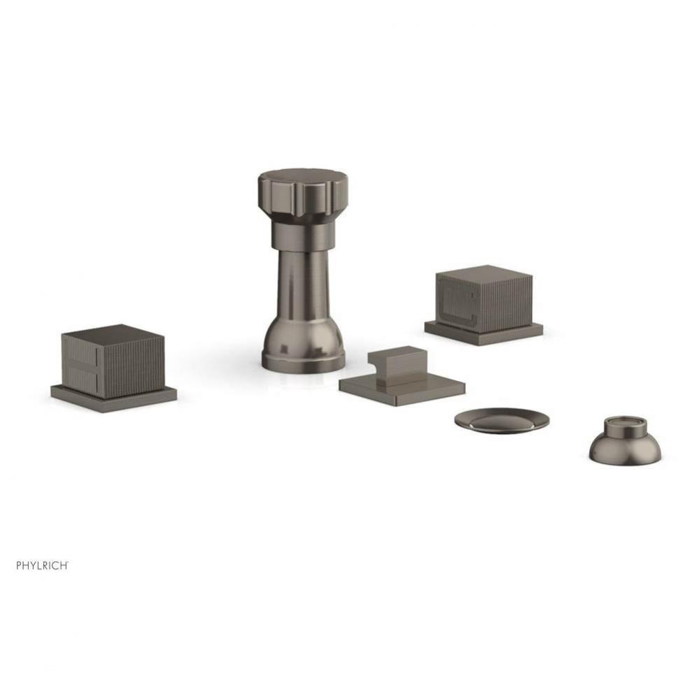 4 Hole Bidet Set, Cube