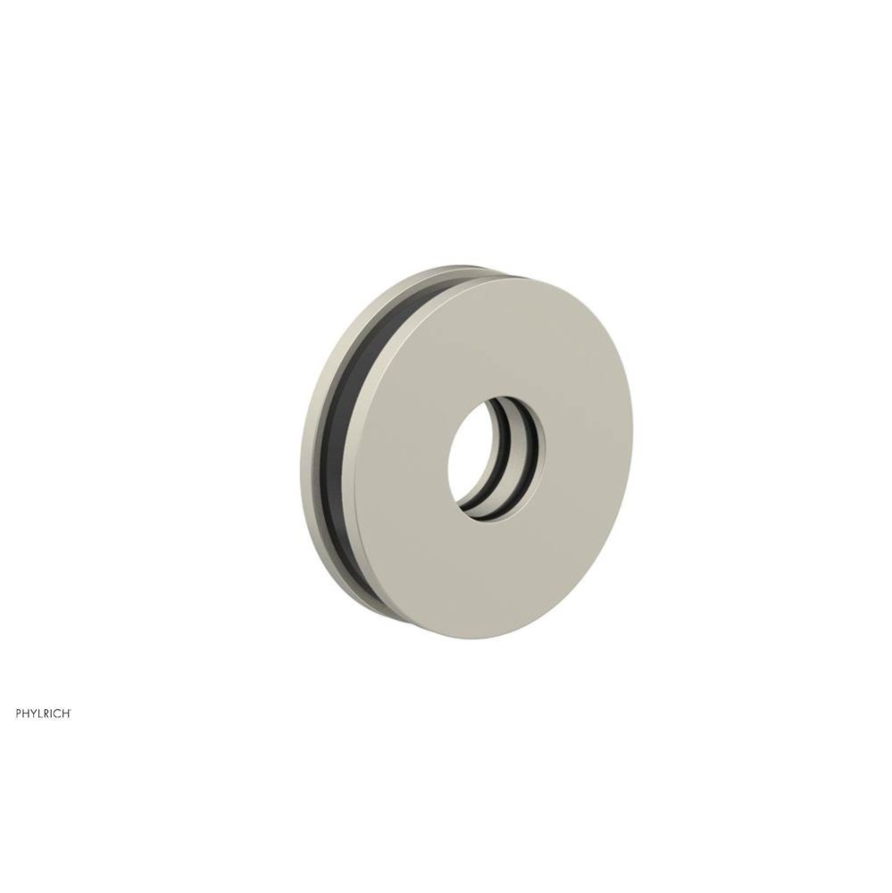 Burnished Nickel Jolie Round Shower Arm Flange With Black Accents