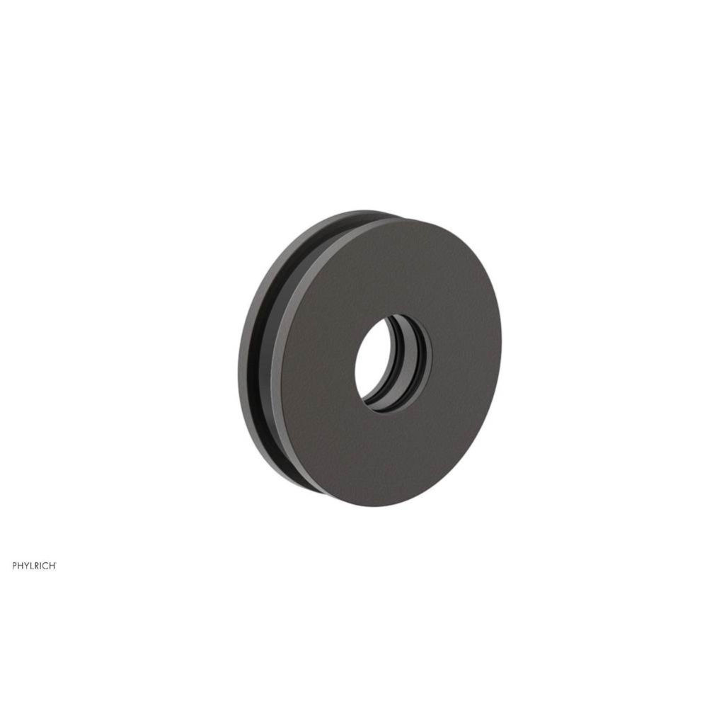 Oil Rubbed Bronze Jolie Round Shower Arm Flange With Black Accents