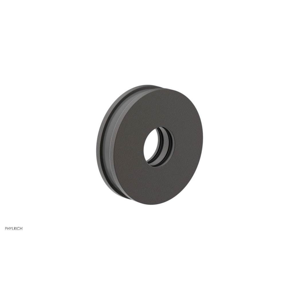 Oil Rubbed Bronze Jolie Round Shower Arm Flange With Grey Accents
