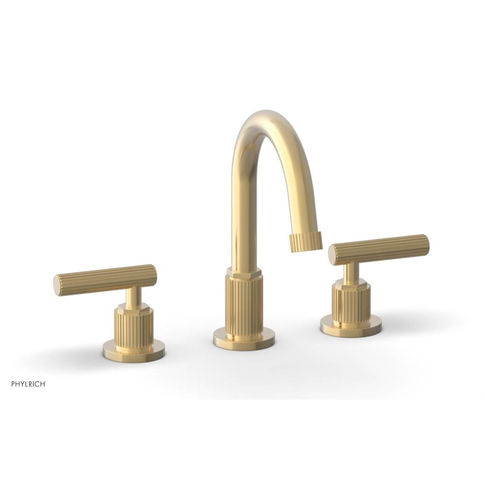 Widespread Faucet Arc Spout Lever Hdls