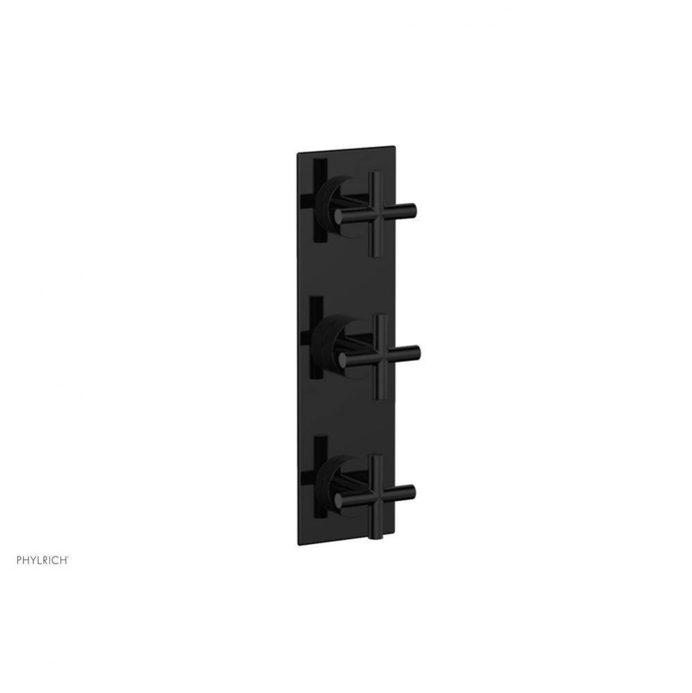 TRANSITION -  1/2'' Thermostatic Valve with Two Volume Control, Cross Handles 4-029