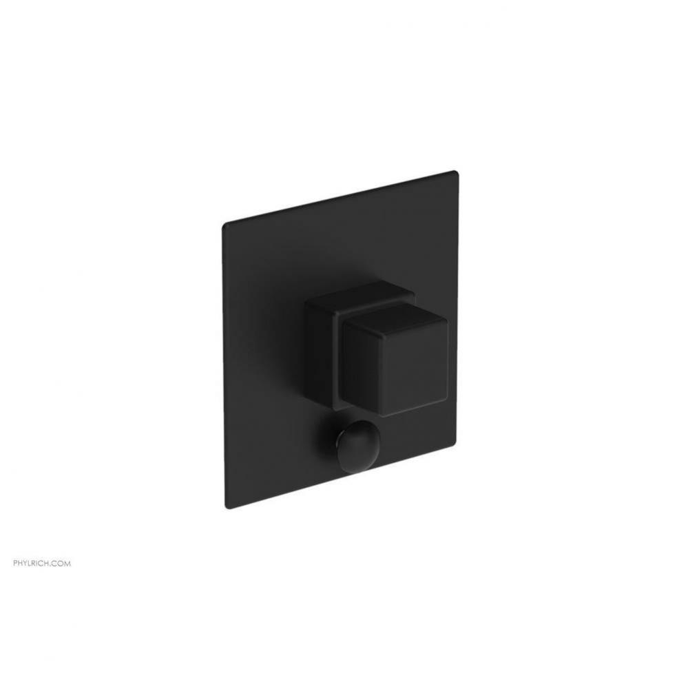 MIX Pressure Balance Shower Plate with Diverter and Handle Trim Set - Cube Handle 4-110