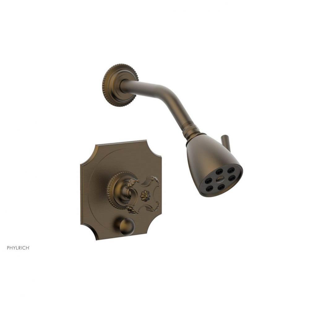 MARVELLE Pressure Balance Shower and Diverter Set (Less Spout), Cross Handle 4-477