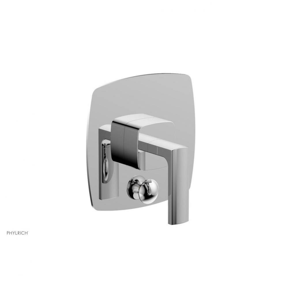 Pb  Radi  Shwr Plate W/Div, Lever Handle