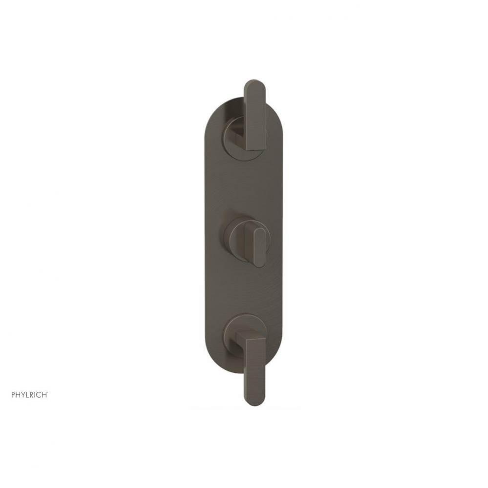 1/2'' And 3/4'' Rond Therm Shwr To, Lever Handle