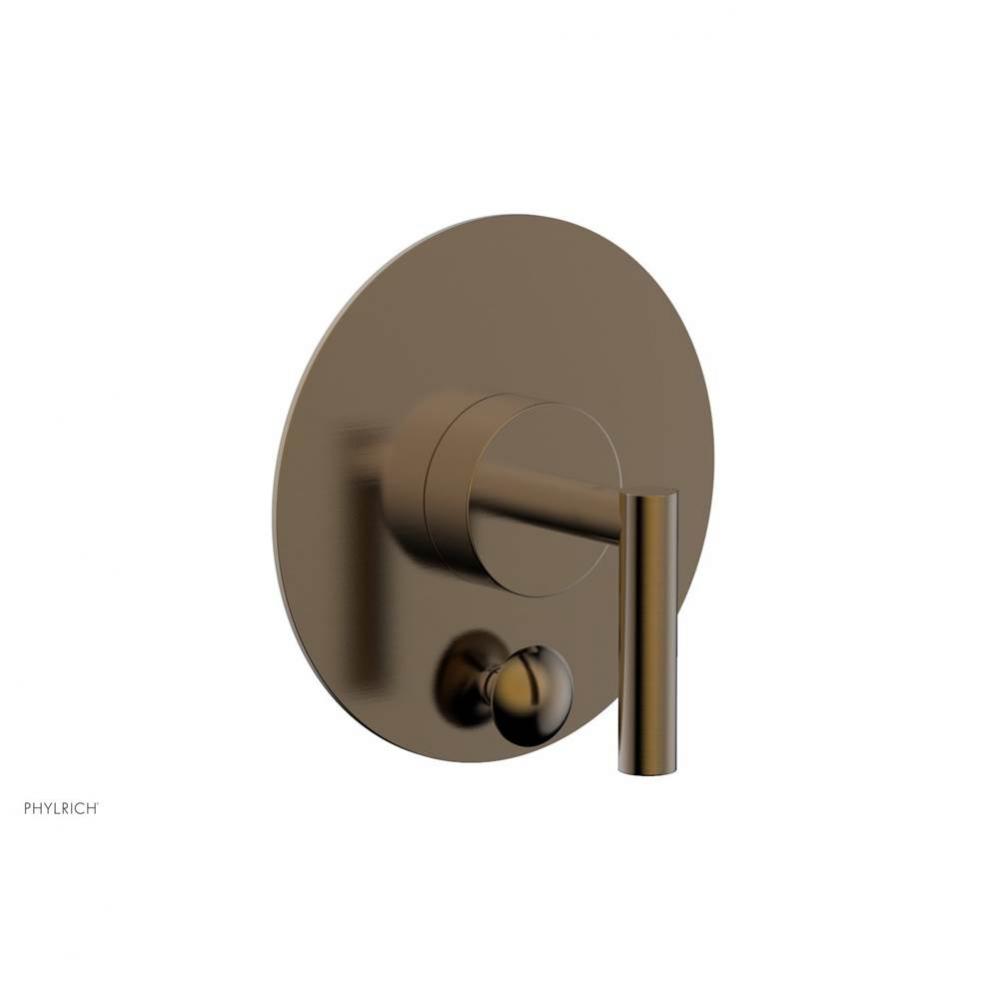 Pb Shower Plate W Div Set Lever Hdl Trim
