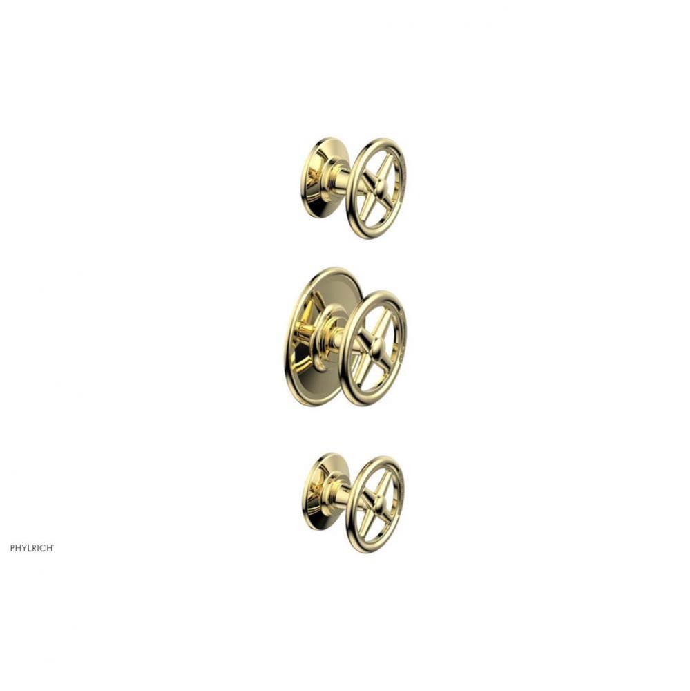 1/2'' And 3/4''  Works Therm Shwr To, Cross Handle