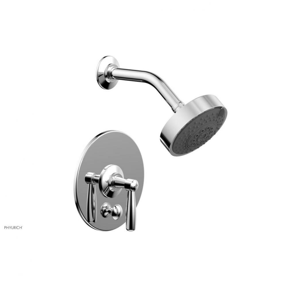 Pb  Works  Shwr And Div Set, Lever Handle
