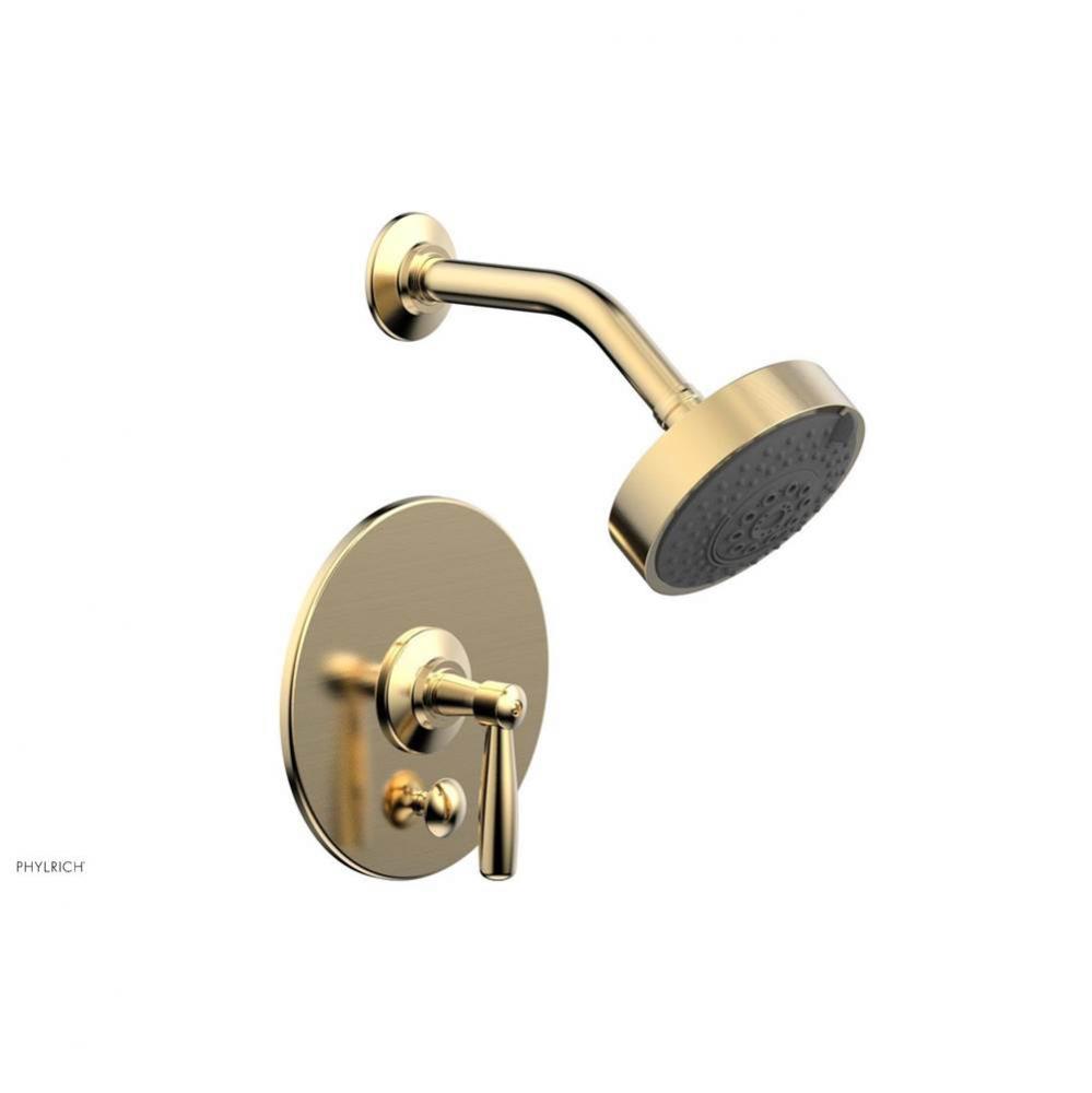 Pb  Works  Shwr And Div Set, Lever Handle