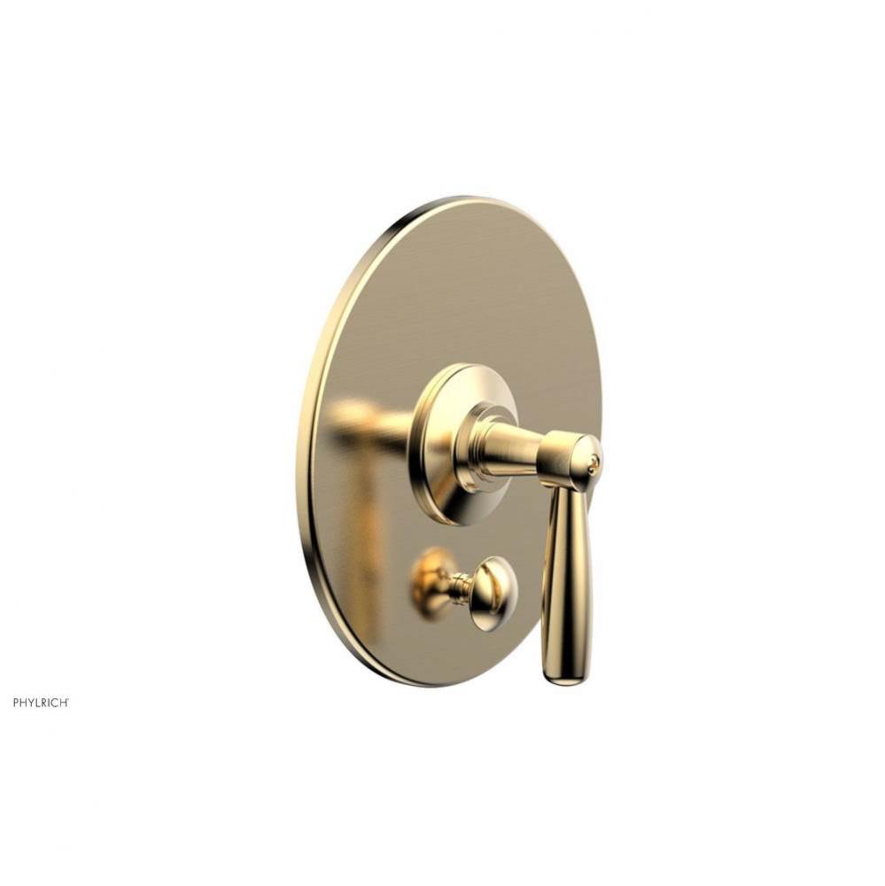Pb  Works  Shwr Plate W/Div, Lever Handle