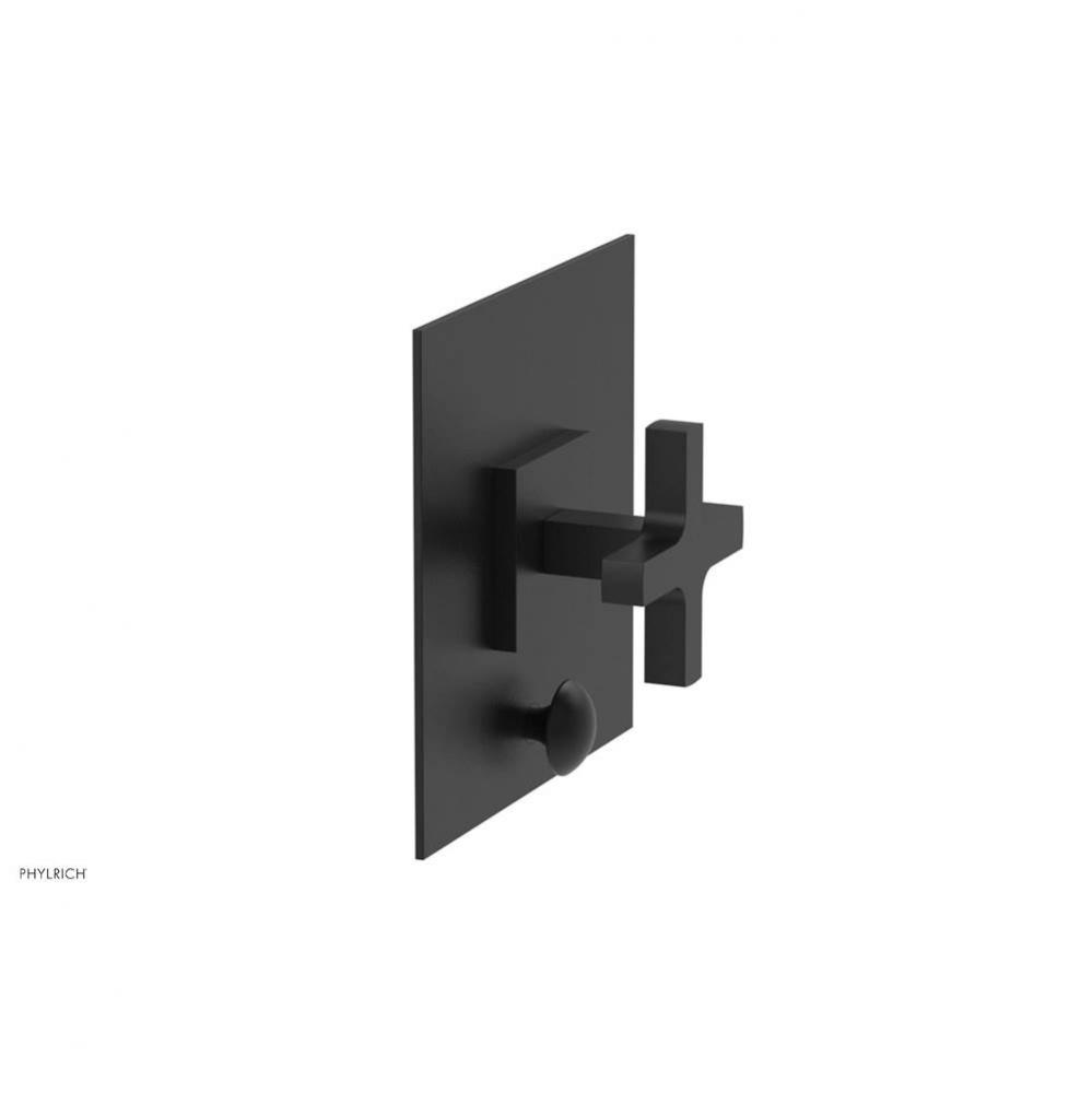 CROI - Pressure Balance Shower Plate with Diverter and Cross Handle Trim Set