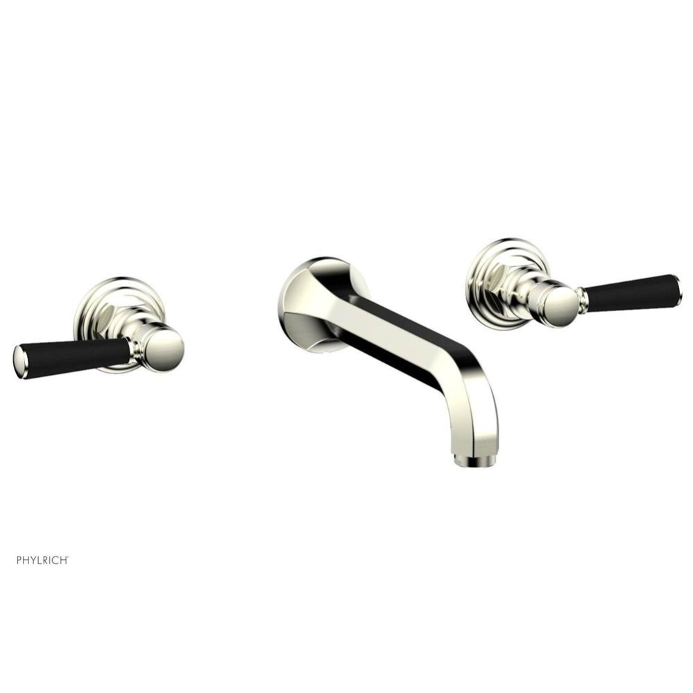 Wall Tub Set Trim Lever Hdls, Hex Trad