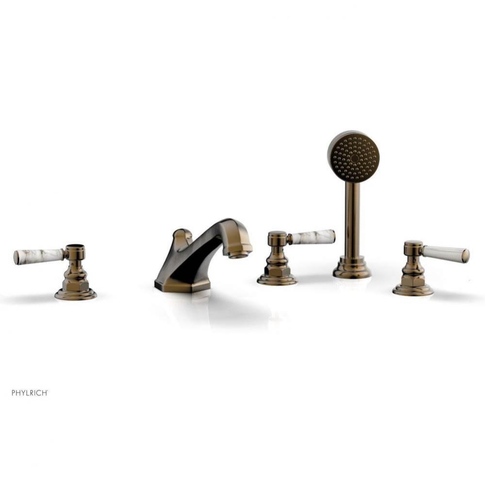 Deck Tub W/Hs To Mrbl Hdl