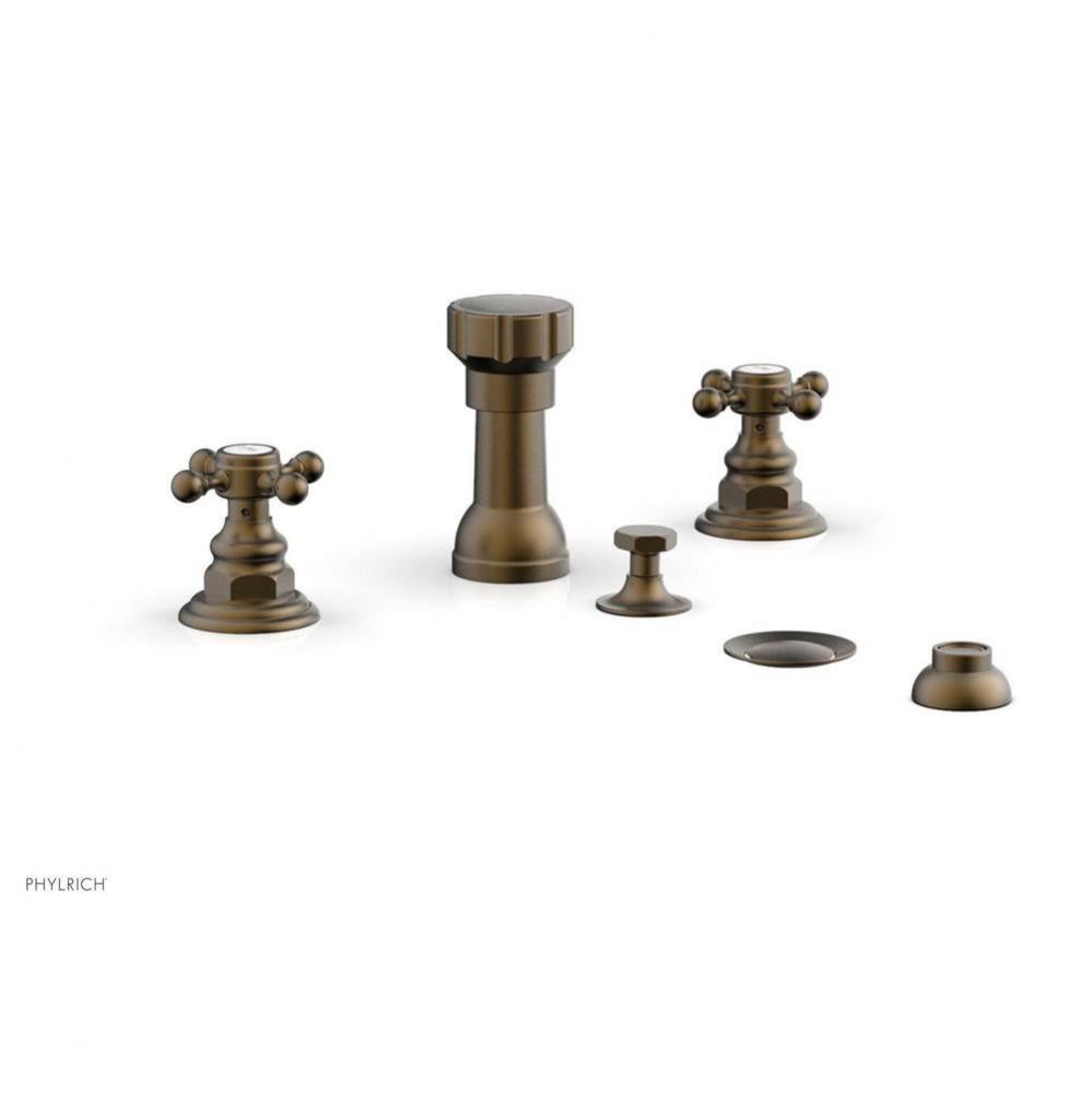 4 Hole Bidet, Cross Hdl